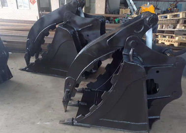 CAT312 Excavator Bucket Grab BSP 3/4&quot; Hose Fittings Easy Operation Strict Assembled