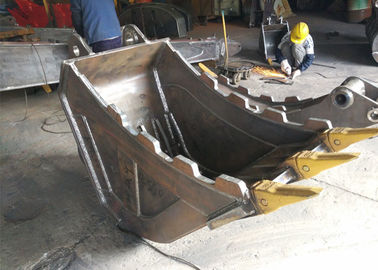 BSP 3/8" Excavator Bucket Grab , Hydraulic Grapple Attachment With Grating Bucket