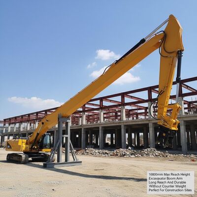 16800mm Max Reach Height Excavator Boom Arm درازمدت و با دوام بدون وزن مناسب برای سایت های ساختمانی