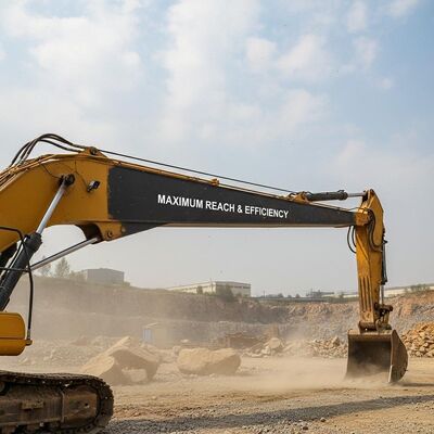 8500mm طول بوم Excavator بازوی بوم طراحی شده برای حداکثر دسترسی و افزایش کارایی عملیاتی